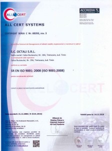 CERTIFICAT ISO 9001 CALITATE